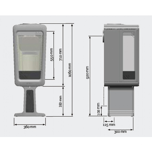 Чугунная печь K815, черный (Keddy)_1