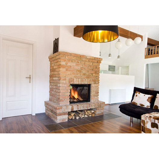 Brunner kompakt-kamin kk 51/67 side-opening, стальной горизонтальный дымосборник, черные рамки_2