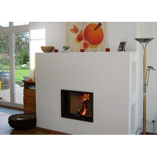 Brunner kompakt-kamin kk 57/67 lifting, стальной горизонтальный дымосборник, нержавеющие рамки_3