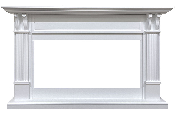 Royal Flame Cardiff очаг Vision 42 LOG LED белый_1